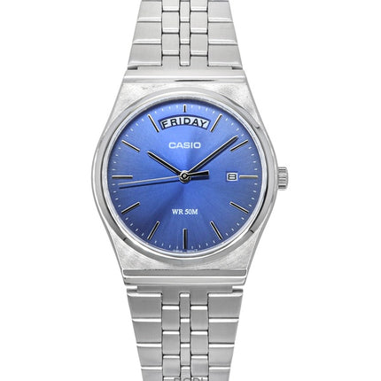 Casio Standard Analog Stainless Steel Blue Dial Quartz MTP-B146D-2AV Men's Watch