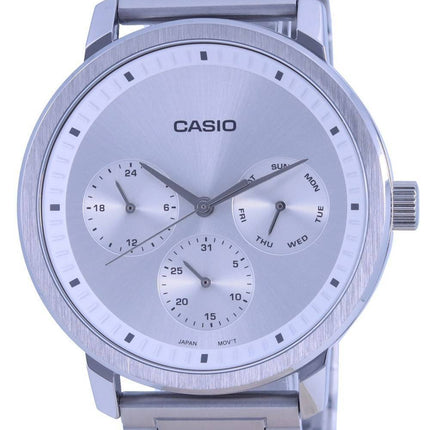 Casio Analog Silver Dial Stainless Steel MTP-B305D-7E MTPB305D-7 Mens Watch
