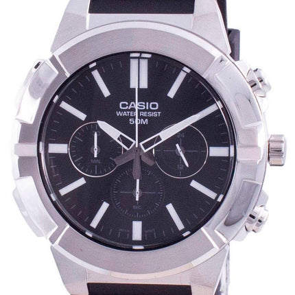 Casio Multi Hands Analog Quartz Chronograph MTP-E500-1A MTP-E500-1 Mens Watch