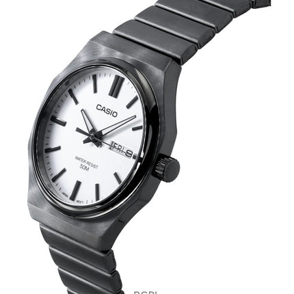 Casio Standard Analog Stainless Steel Silver Dial Quartz MTP-E735B-7AV Men's Watch