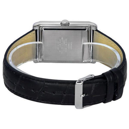 Casio Standard Analog Moon Phase Leather Strap Black Dial Quartz MTP-M105L-1A Men's Watch