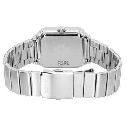 Casio Standard Analog Stainless Steel Black And White Dial Quartz MTP-M307D-1BV Men's Watch