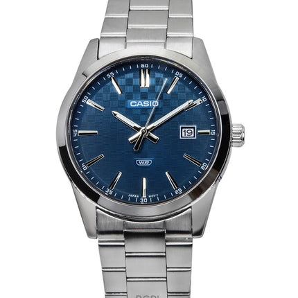 Casio Standard Analog Stainless Steel Blue Dial Quartz MTP-VD03D-2A2 Men's Watch