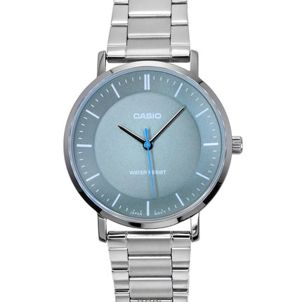 Casio Standard Analog Stainless Steel Grey Dial Quartz MTP-VT04D-8E Men's Watch