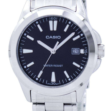 Casio Quartz Analog Black Dial Stainless Steel MTP-1215A-1A2DF MTP-1215A-1A2 Men's Watch