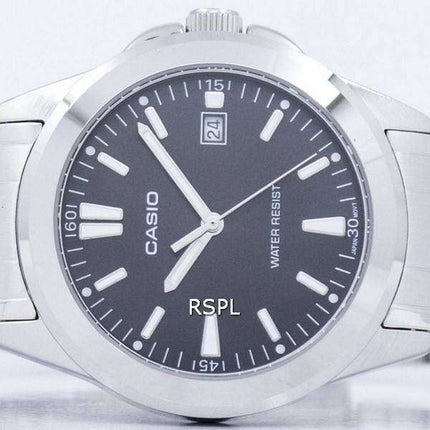 Casio Quartz Analog Black Dial Stainless Steel MTP-1215A-1A2DF MTP-1215A-1A2 Men's Watch