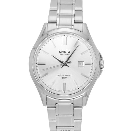 Casio Standard Analog Stainless Steel Silver Dial Quartz MTS-115D-7AV Men's Watch