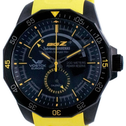 Vostok Europe Big Z Black Automatic Diver's NE57-225C417-LS 200M Men's Watch