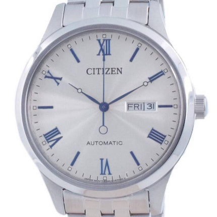 Citizen Mechanical White Dial Stainless Steel NH7501-85A Mens Watch