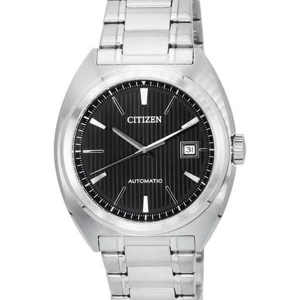 Citizen Classic Stainless Steel Black Dial Automatic NJ0100-71E 100M Men's Watch