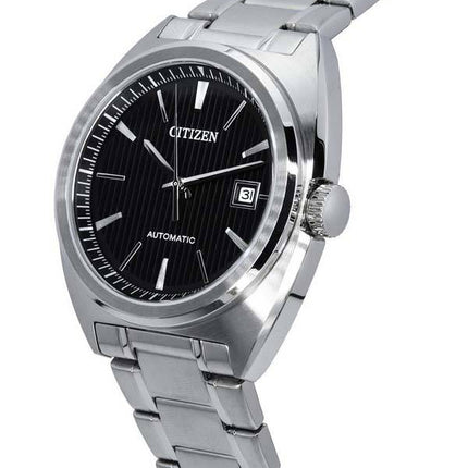 Citizen Classic Stainless Steel Black Dial Automatic NJ0100-71E 100M Men's Watch