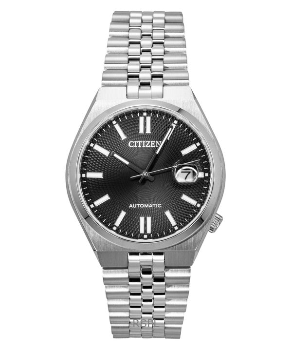 Citizen Tsuyosa 60 Stainless Steel Black Dial Automatic NK0020-55E Men's Watch