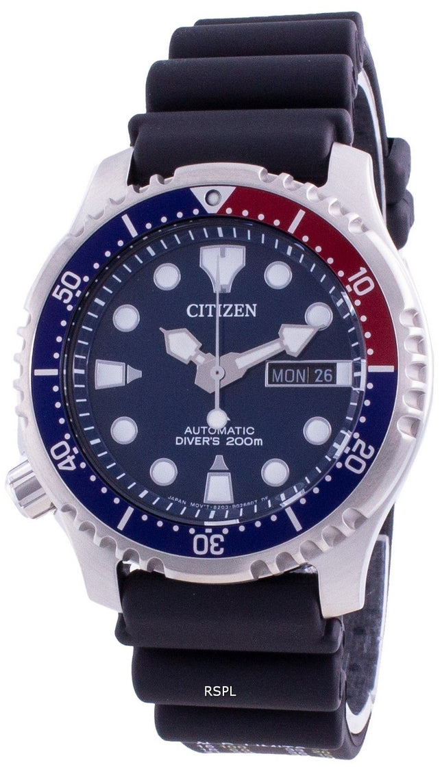 Citizen Promaster Divers Blue Dial Automatic NY0086-16L 200M Mens Watch