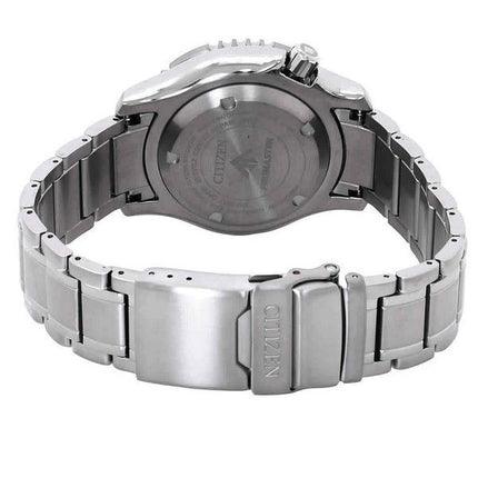 Citizen Promaster Marine Titanium Bracelet Blue Dial Automatic Divers NY0100-50M 200M Mens Watch