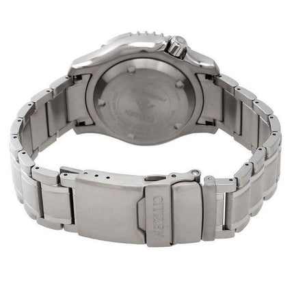 Citizen Promaster Marine Titanium Bracelet Green Dial Automatic Divers NY0100-50X 200M Mens Watch
