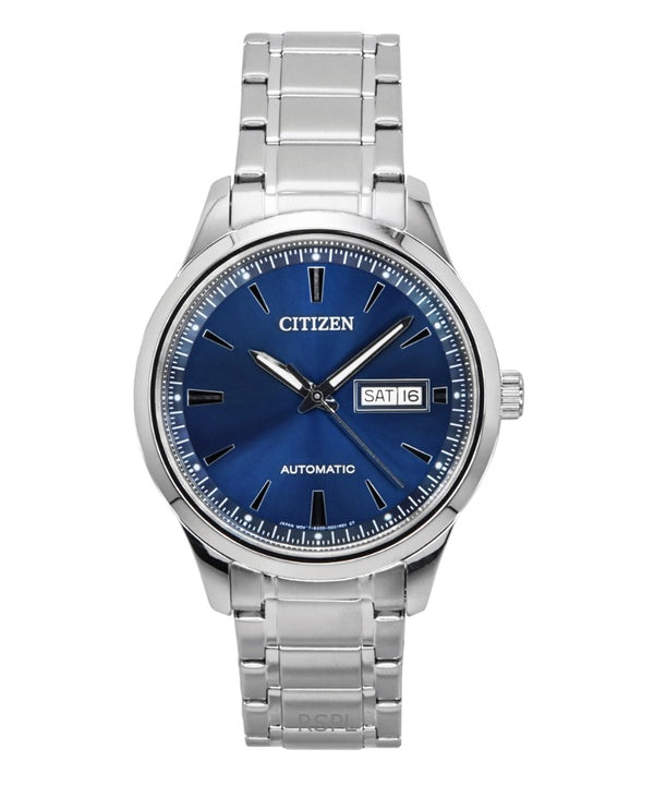 Citizen Stainless Steel Blue Dial Automatic NY4058-79L Men's Watch