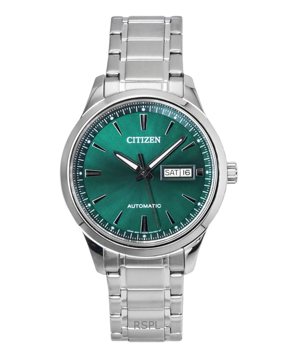Citizen Stainless Steel Green Dial Automatic NY4058-79X Men's Watch
