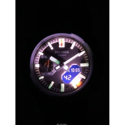 Casio Pro Trek Hiker Line Analog Digital Mobile Link Cloth Strap Grey Dial Tough Solar PRJ-B001B-2 100M Men's Watch