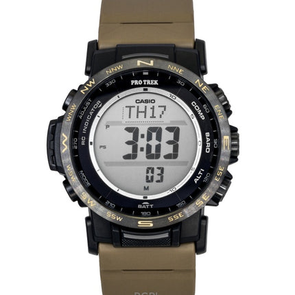 Casio Pro Trek Digital Bio-Based Resin Solar PRW-35LD-5 100M Men's Watch