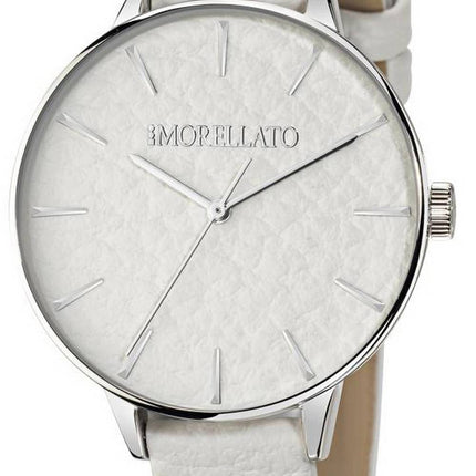 Morellato Ninfa White Dial Leather Strap Quartz R0151141514 Womens Watch