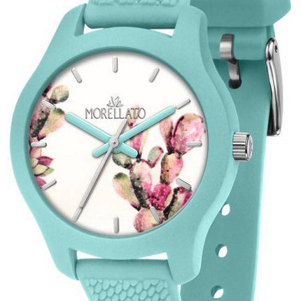 Morellato Soft White Dial Silicon Strap Quartz R0151163507 Mens Watch