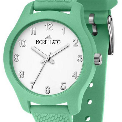 Morellato Soft White Dial Plastic Strap Quartz R0151163513 Womens Watch