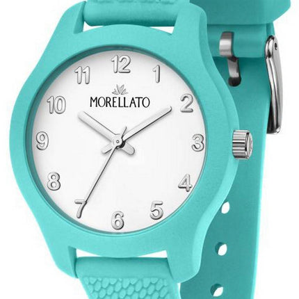 Morellato Soft White Dial Plastic Strap Quartz R0151163514 Womens Watch