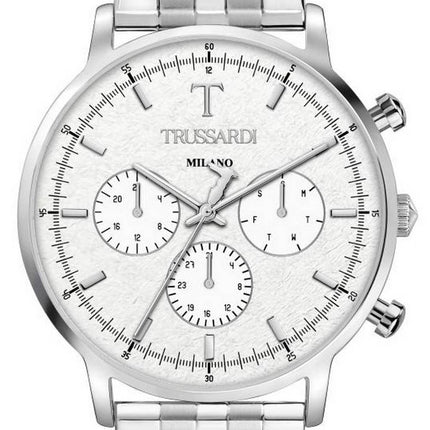 Trussardi T-Gentleman Silver Dial Stainless Steel Quartz R2453135005 Men's Watch