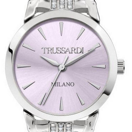 Trussardi T-Original Crystal Accents Stainless Steel Quartz R2453142507 Women's Watch