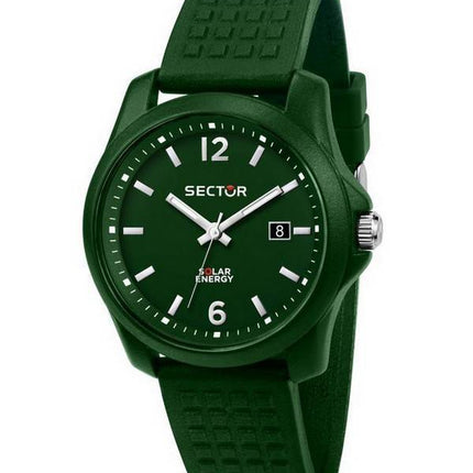 Sector 16.5 Green Dial Silicon Strap Quartz R3251165005 Men's Watch