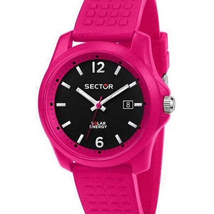 Sector 16.5 Black Dial Silicon Strap Quartz R3251165501 Women's Watch
