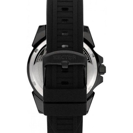 Sector 450 Silicone Strap Black Dial Quartz R3251276002 100M Mens Watch