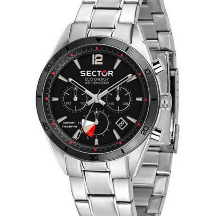 Sector 770 Chronograph Black Dial Stainless Steel Quartz R3273616008 100M Men's Watch
