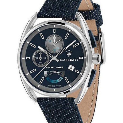 Maserati Trimarano Yacht Timer Chronograph Quartz R8851132001 100M Mens Watch