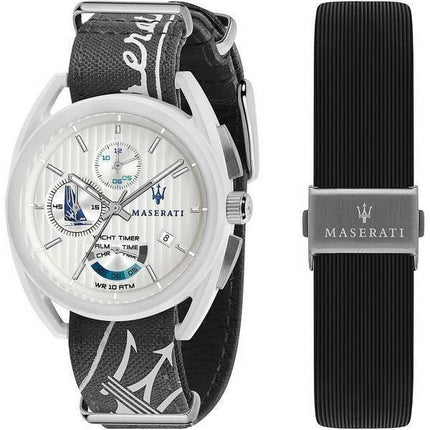 Maserati Trimarano Yacht Timer Chronograph Quartz R8851132002 100M Mens Watch