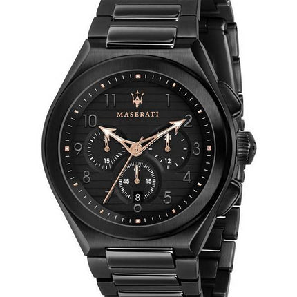 Maserati Triconic Chronograph Quartz R8873639003 100M Mens Watch