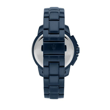 Maserati Chronograph Stainless Steel Blue Dial Solar R8873649002 Mens Watch