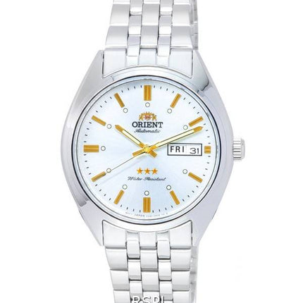 Orient Deneb Tri Star White Dial Automatic RA-AB0E10S19A Men's Watch