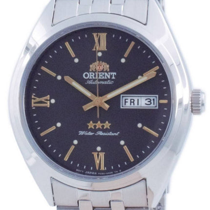 Orient Tri Star Grey Dial Stainless Steel Automatic RA-AB0E14N19B Men's Watch