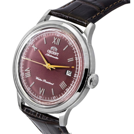 Orient Classic Leather Strap Bordeaux Dial Automatic RA-AC0026R Men's Watch