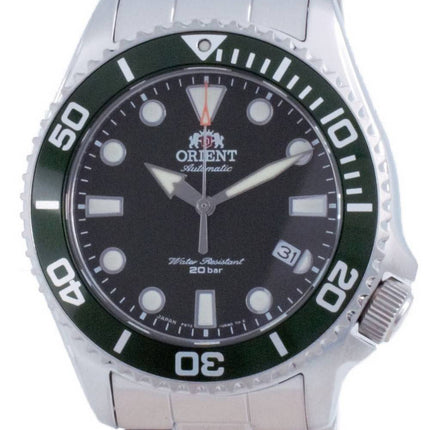 Orient Green Dial Stainless Steel Automatic Diver's RA-AC0K02E00C 200M Men's Watch