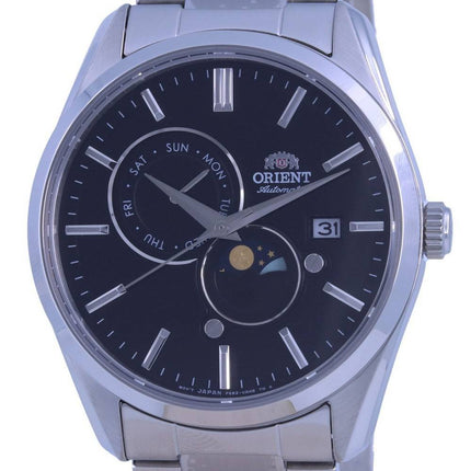 Orient Contemporary Sun  Moon Black Dial Automatic RA-AK0307B10B Mens Watch