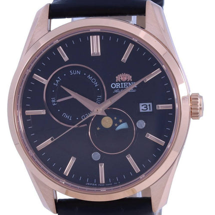 Orient Sun  Moon Gen 5 Black Dial Automatic RA-AK0309B00C Mens Watch