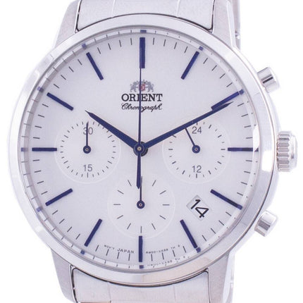 Orient Contemporary Chronograph White Dial Quartz RA-KV0302S10B Men's Watch