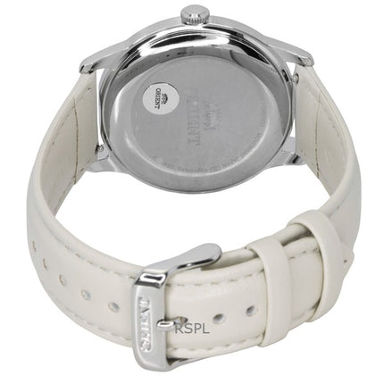 Orient Bambino Leather Strap Pale Green Dial Solar RA-WK0002E Men's Watch