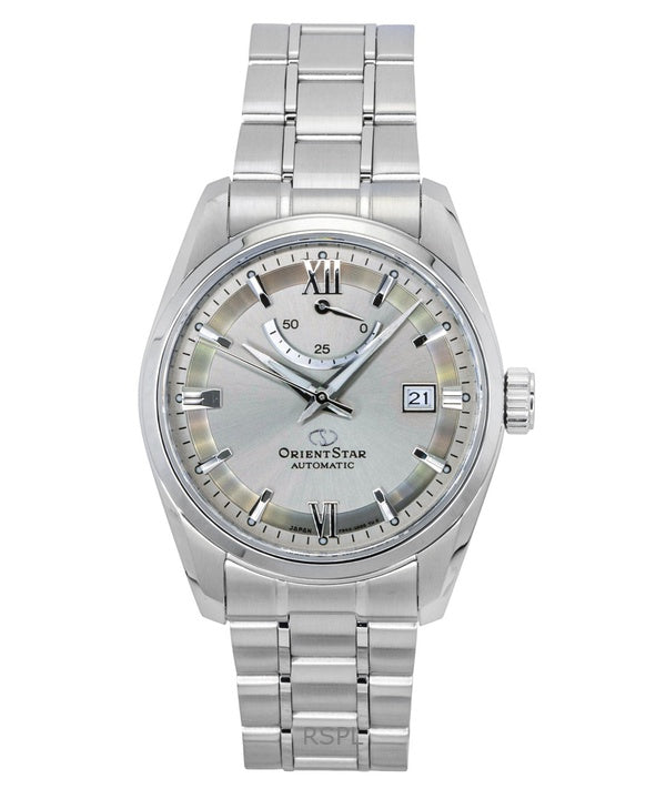 Orient Star Contemporary Stainless Steel Grey Dial Automatic RE-AU0110N 100M Men's Watch