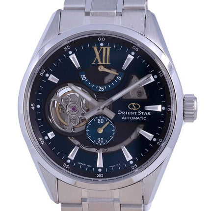 Orient Star Contemporary Skeleton Dial Stainless Steel Automatic RE-AV0114E00B 100M Mens Watch