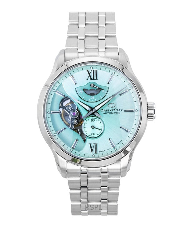 Orient Star Contemporary Limited Edition Open Heart Mint Green Automatic RE-AV0B11E 100M Men's Watch