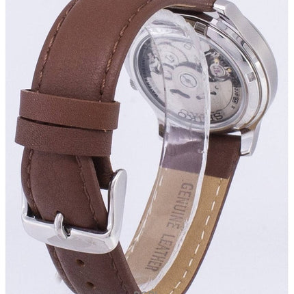 Refurbished Seiko 5 Military Brown Leather Strap Automatic SNK803K2-var-SS5 Men's Watch