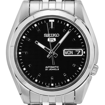 Refurbished Seiko 5 Black Dial Automatic 21 Jewels SNK361K1 Men's Watch